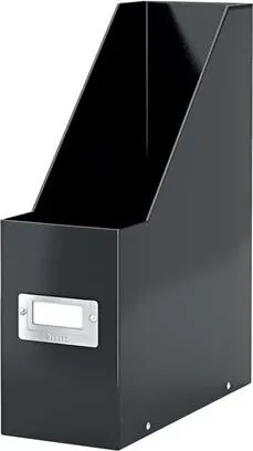 Iratpapucs, PP/karton, 95 mm, LEITZ Click&Store, fekete (E60470095)