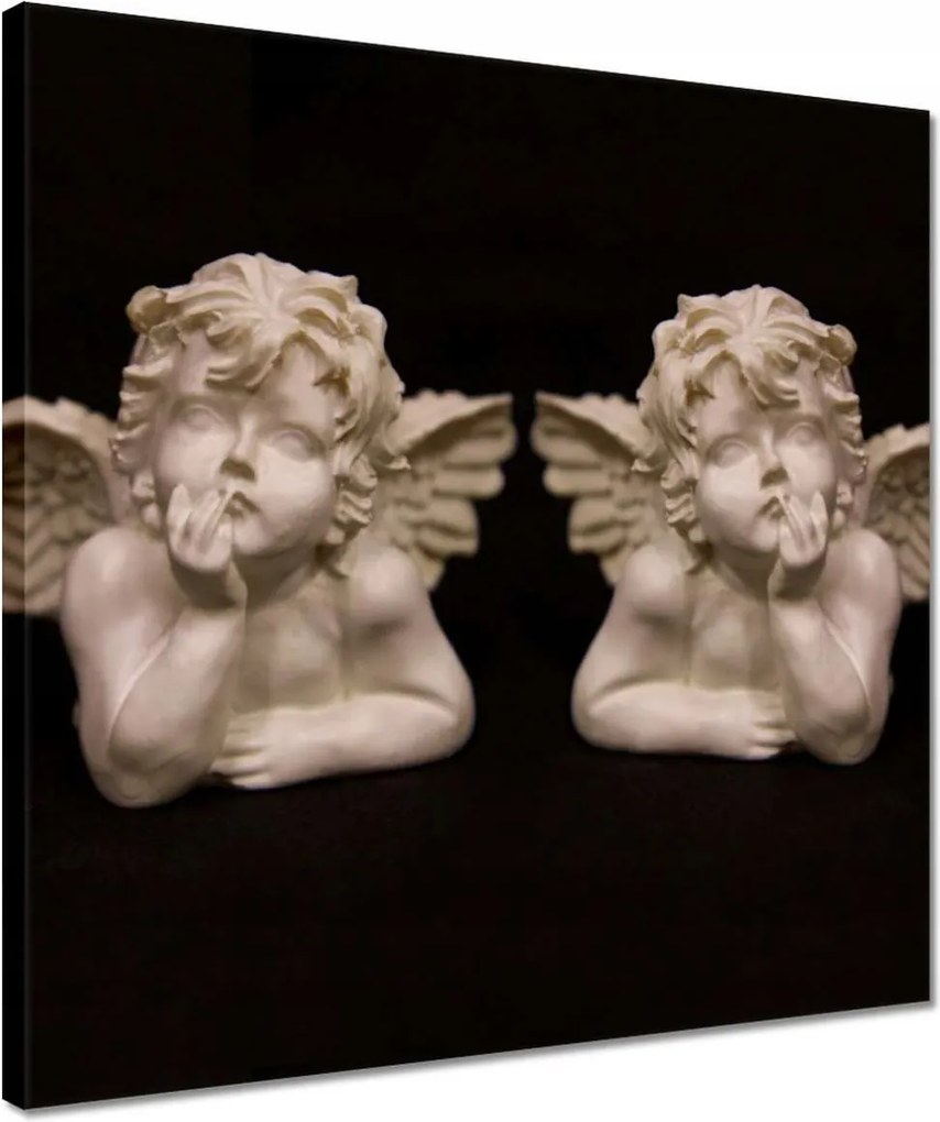 Vászonkép 40x40 Iker angyalok