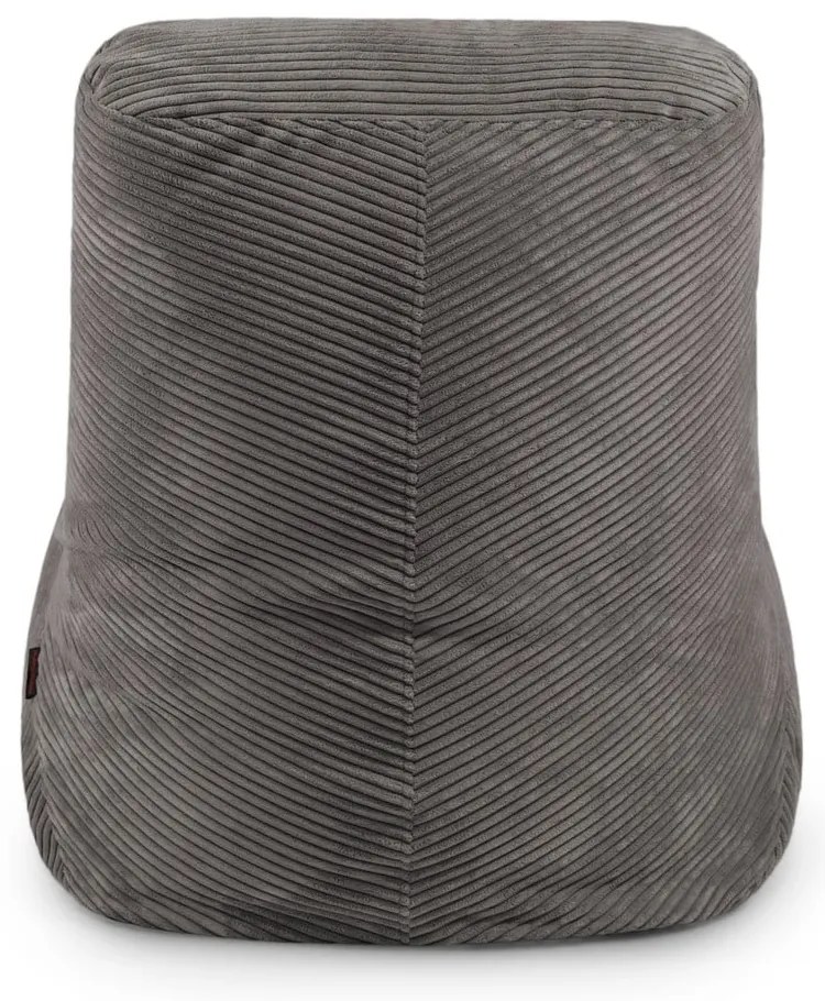 Mustársárga kordbársony babzsákfotel Tube – SLOWDOWN