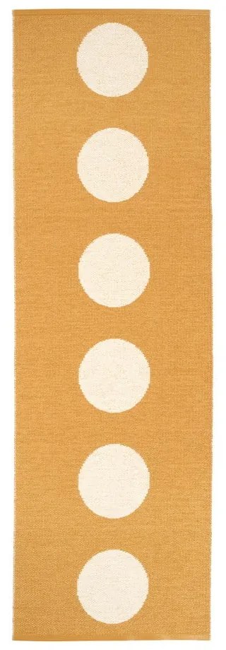 Okkersárga kültéri-beltéri futószőnyeg 70x225 cm Vera Ochre – Pappelina