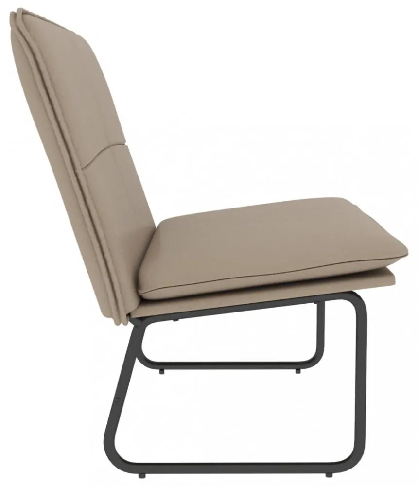 kávészínű műbőr pad 100 x 75 x 76 cm