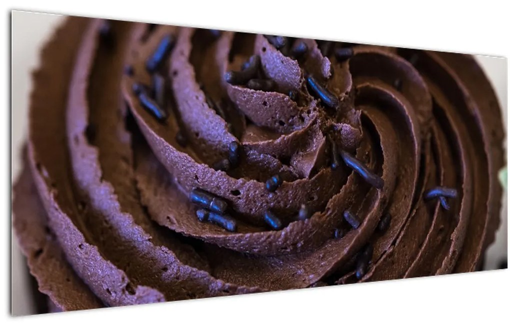 Kép - Csokoládé Cupcake (120x50 cm)