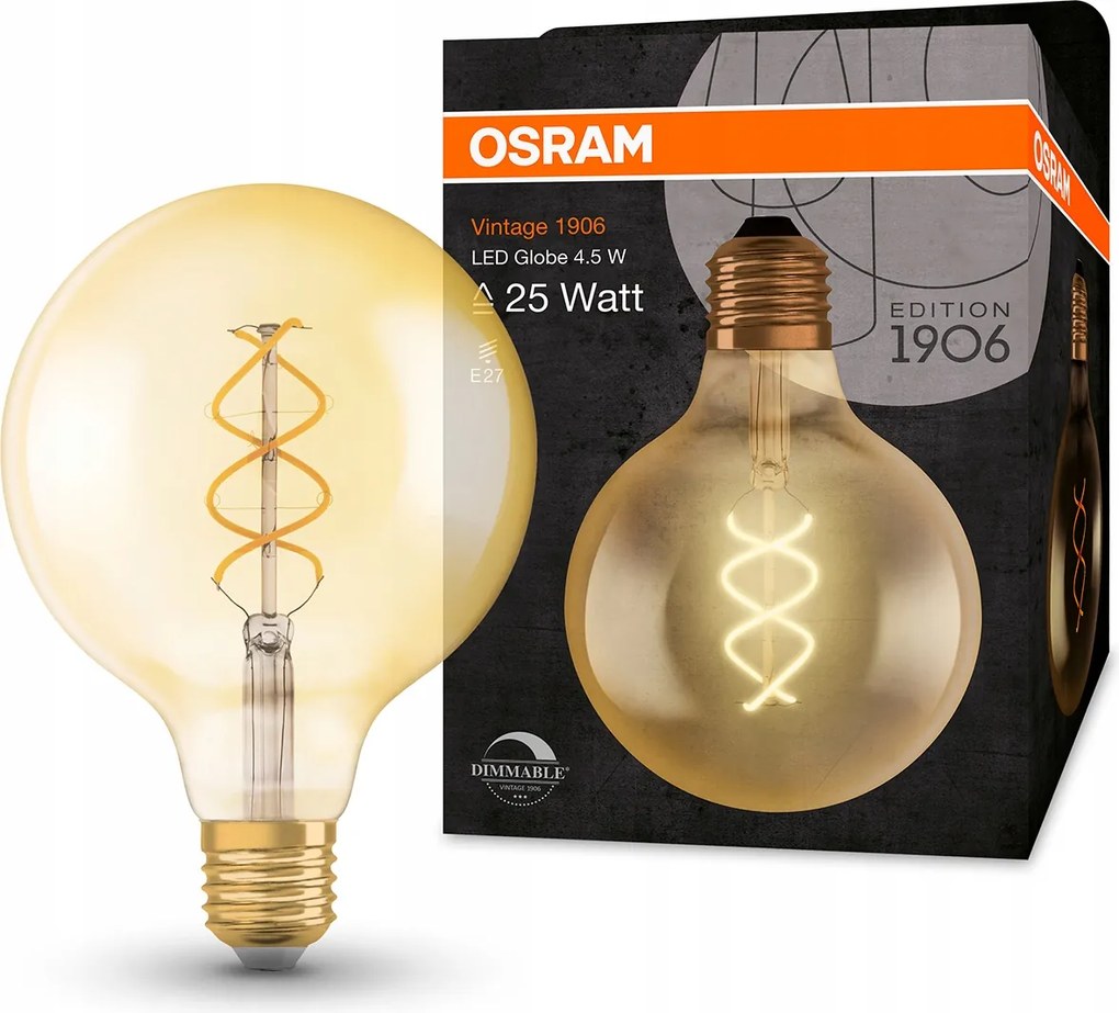 Osram Dekoratív Led izzó E27 4,5W Tompítható