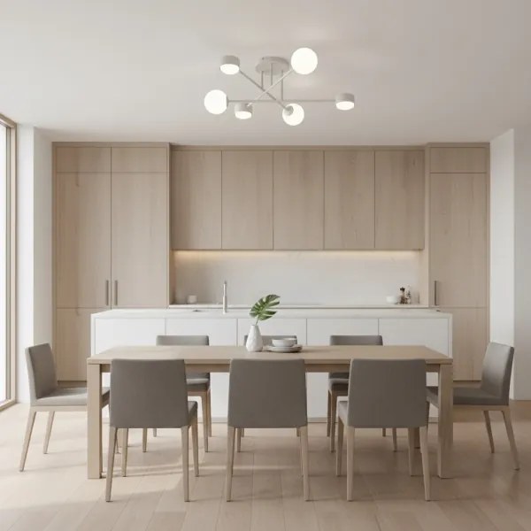 Felületre szerelhető csillár HOLON 3xG9/8W/230V + 3xGX53/12W fehér