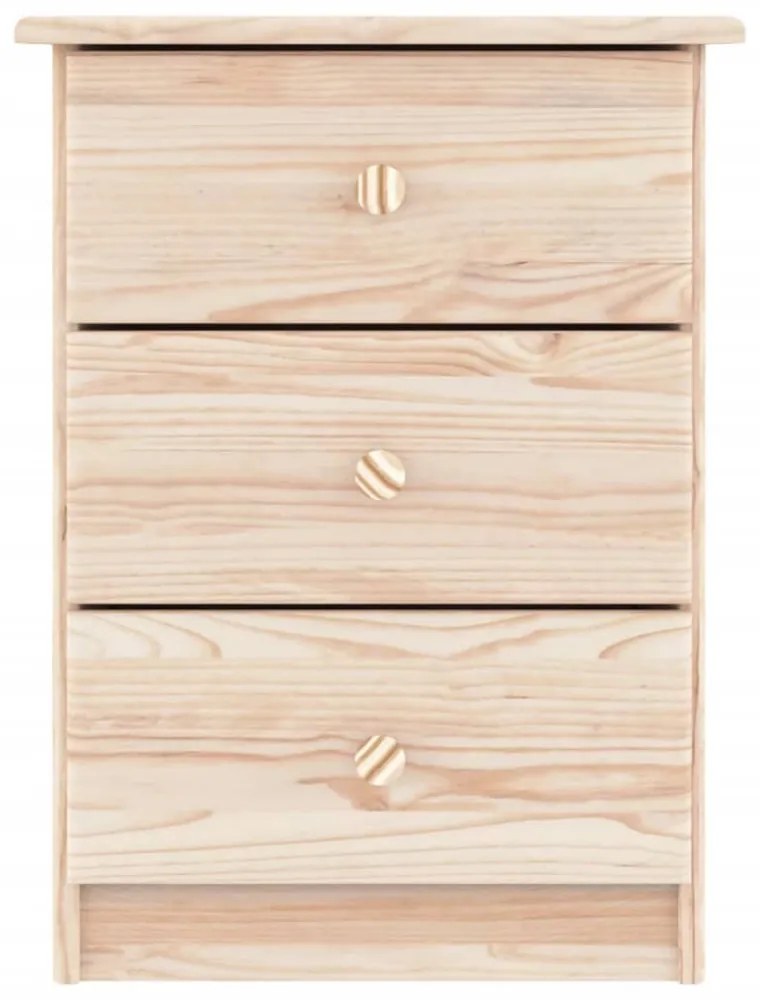 vidaXL ALTA tömör fenyőfa éjjeliszekrény 41 x 35 x 55,5 cm