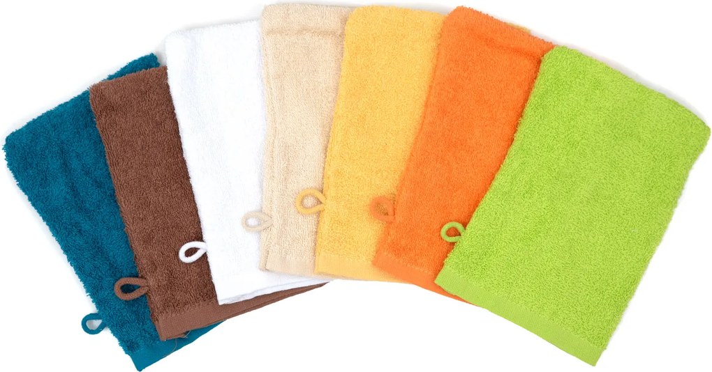 Mosdókesztyű CLASSIC 15x24 cm, narancssárga