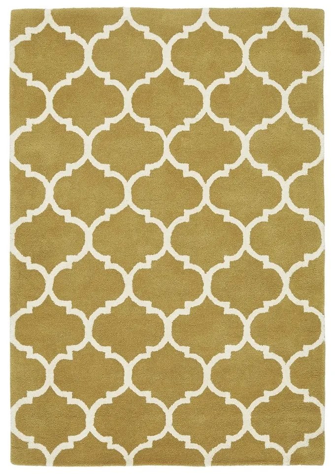 Okkersárga kézi szövésű gyapjú szőnyeg 160x230 cm Albany – Asiatic Carpets