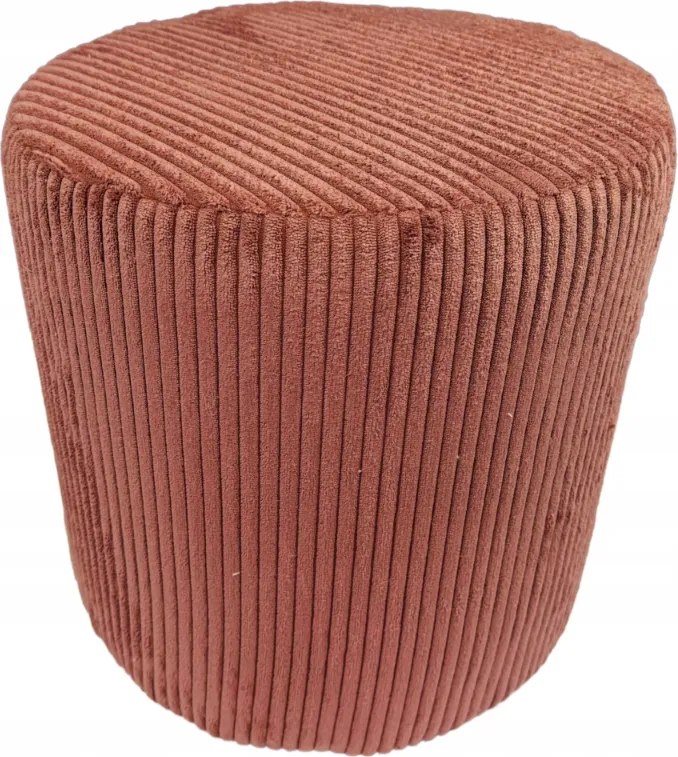 Poso kerek puff, sötét rózsaszín