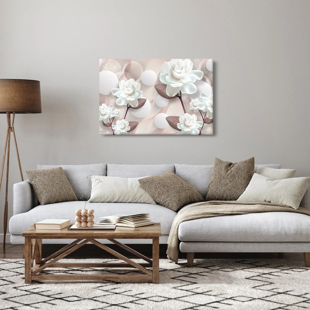 Kép - Rózsa virágok (90x60 cm)