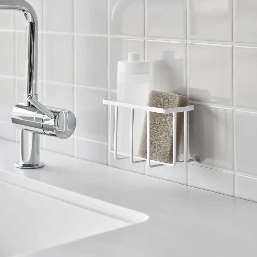 Fehér öntapadós fém mosogatóeszköz tartó Film Hook – YAMAZAKI