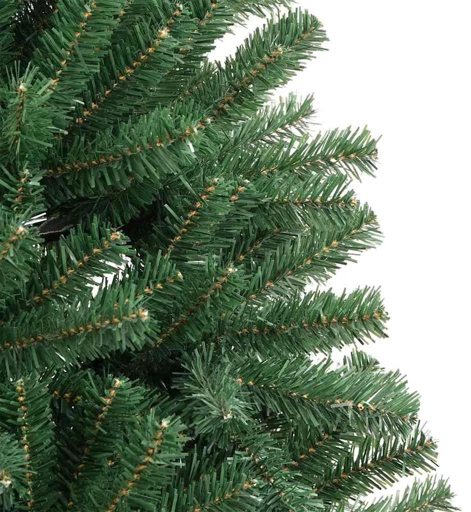 Műanyag Hajtogatós Karácsonyfa Zöld 180 cm PVC és fém