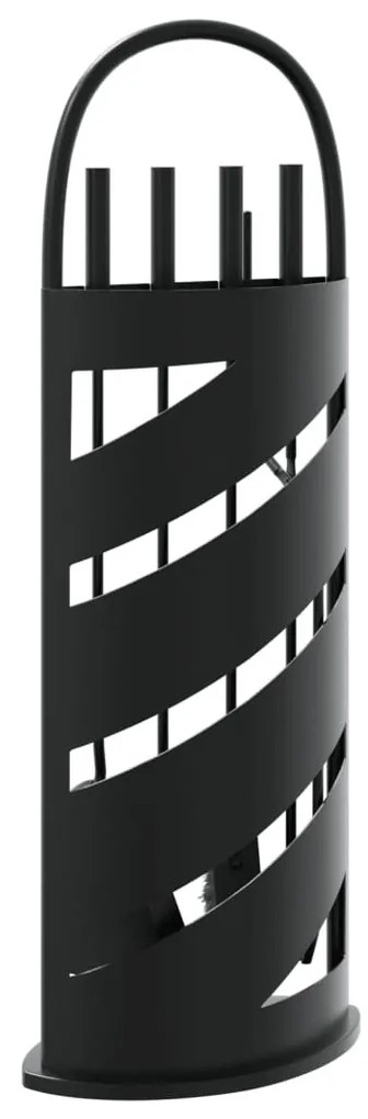 5 részes acél kandallószerszám-készlet 23 x 15 x 66 cm