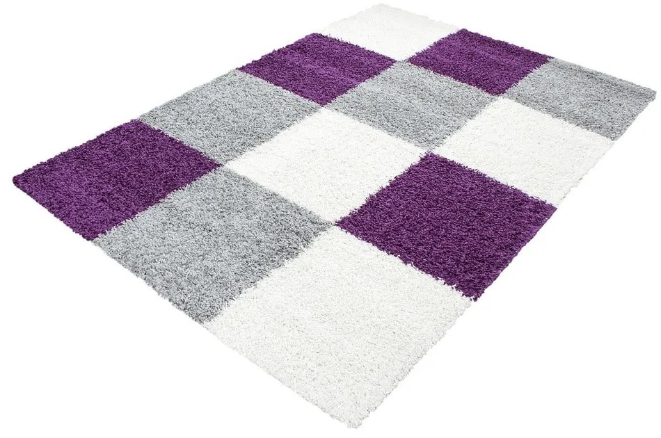 Lila-szürke szőnyeg 80x150 cm Life – Ayyildiz Carpets