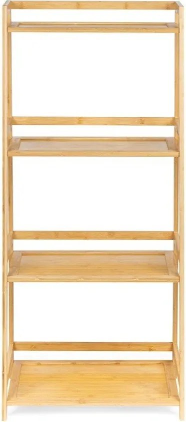 Natúr színű bambusz fürdőszobai polcos állvány 52x115 cm Elori – Bonami Essentials