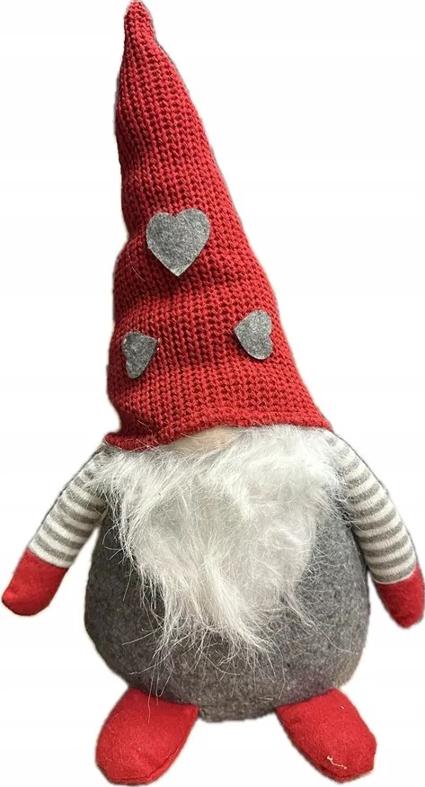 Manó manó piros ruhában 48 cm