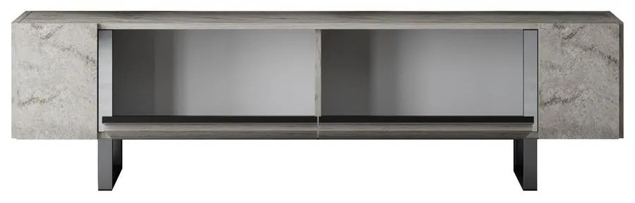 TV szekrény Yildiz - Travertine, Silver
