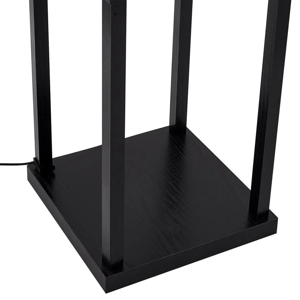 Dizájner állólámpa fekete-fehér, LED-del - Nea