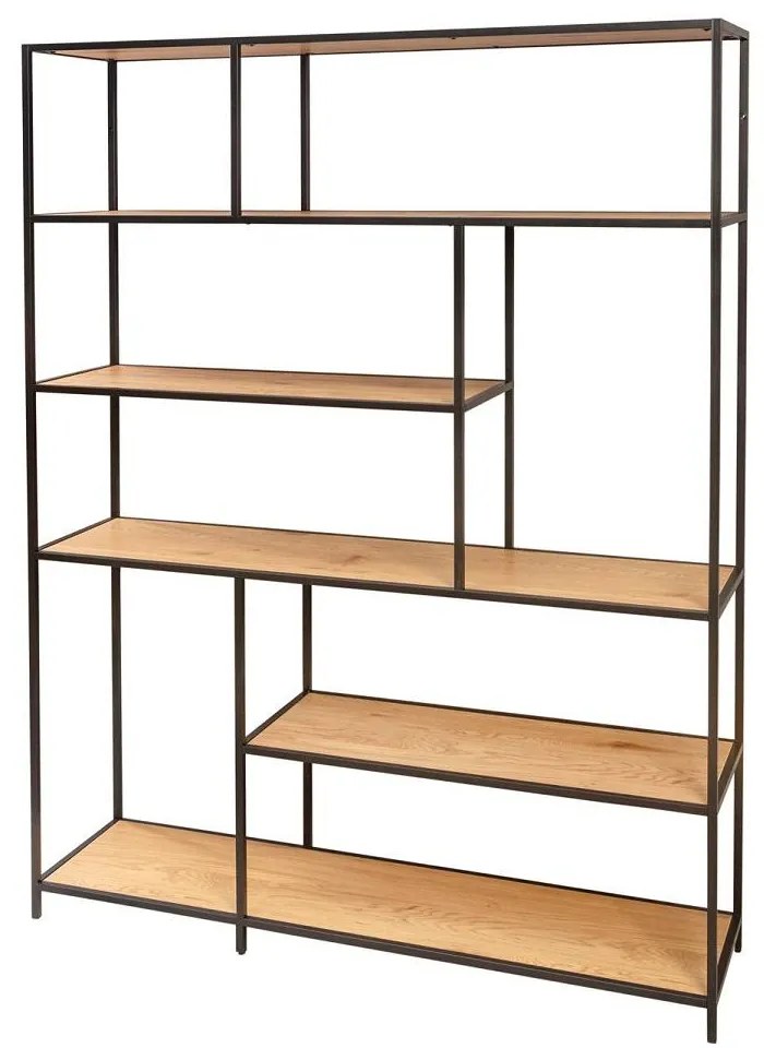 Design könyvespolc Maille 185 x 135 cm vad tölgy