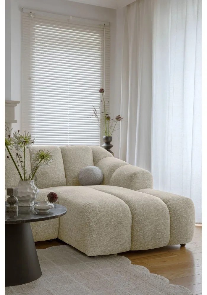 Bézs sarokkanapé (bal oldali-U alakú) Shell – Miuform