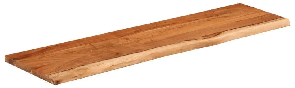 tömör akácfa téglalap alakú fali polc 40 x 20 x 2,5 cm