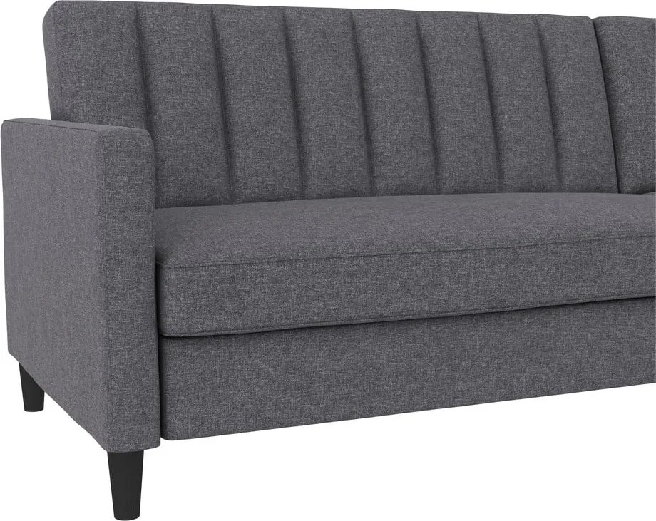 Szürke kinyitható sarokkanapé Celine – Støraa