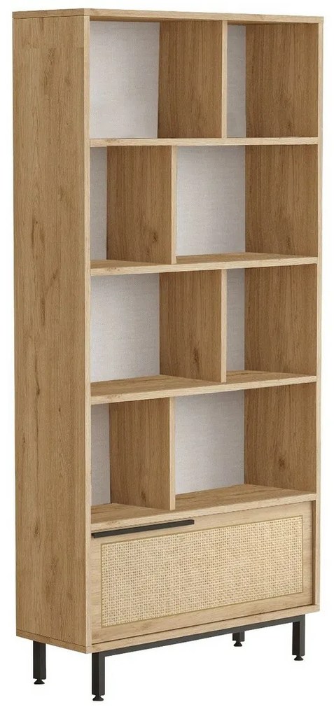 One Walnut and Oak könyvespolc