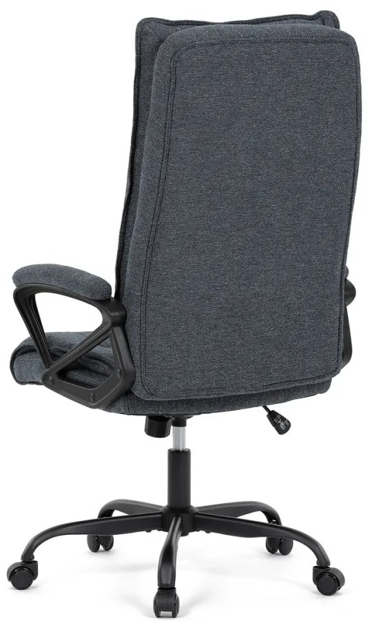 Scaun pivotant de birou confortabil, din țesătură, de culoare gri închis. KA-Y348