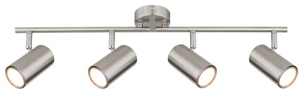 Globo 57914-4N - Spotlámpa ALLVI 4xGU10/25W/230V króm