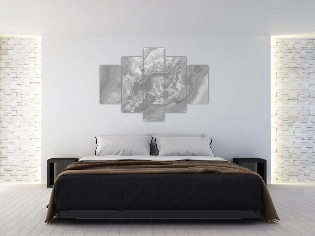 Kép - Márvány fekete-fehérben (150x105 cm)