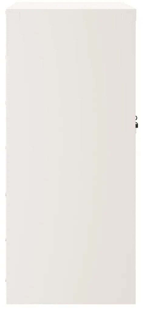 fehér acél irattartó szekrény 79 x 40 x 90 cm