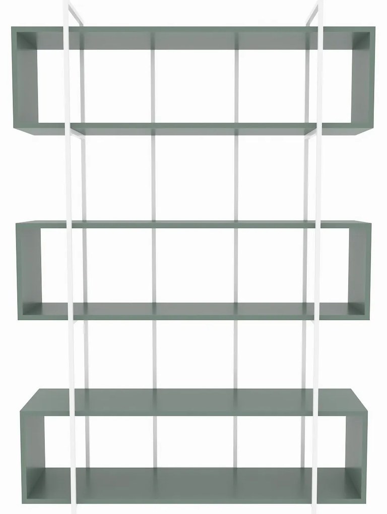 könyvespolc Bruti - Green, White