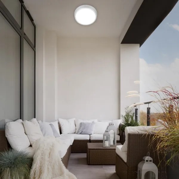 Briloner 3018-014 - LED Fürdőszobai mennyezeti lámpa HAGEN LED/24W/230V IP44 fehér