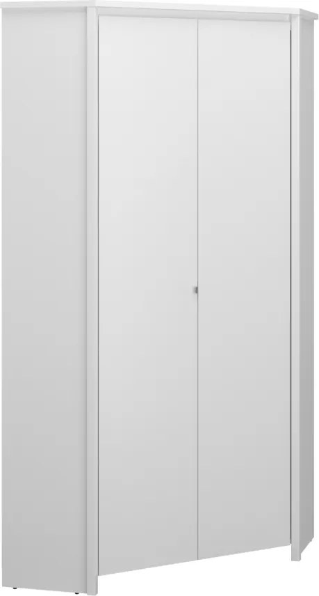 Sarokszekrény 2D, fehér, ERODIN