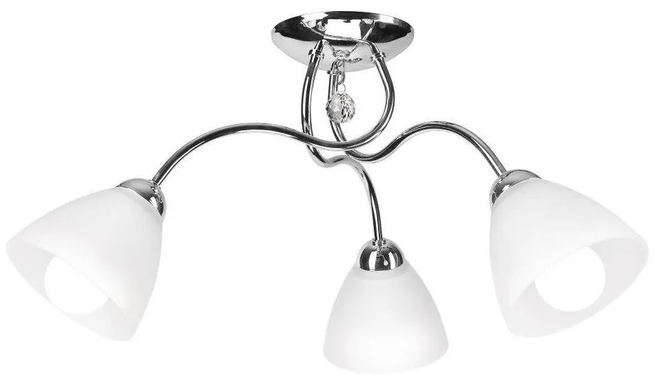 Felületre szerelhető csillár MIRANDA 3xE27/60W/230V fényes króm