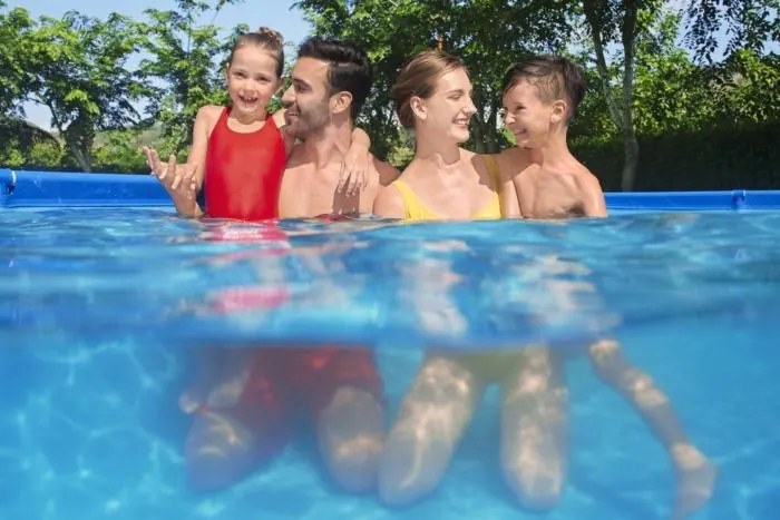 RAMENA fémvázas medence 400 x 211 x 81cm