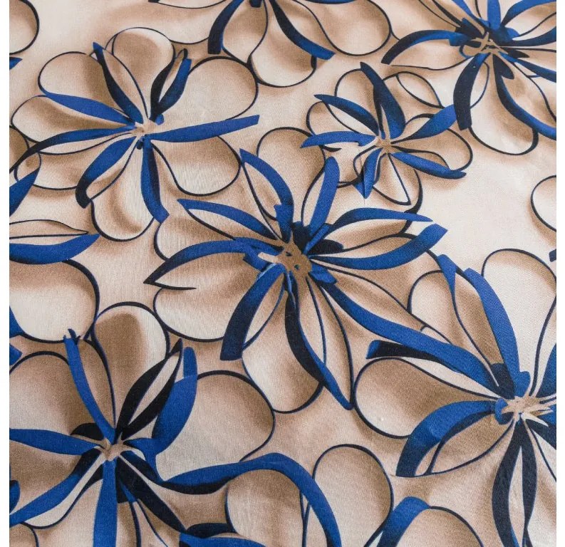 Mikroszálas ágynemű FLORVINA bézs Ágyneműhuzat mérete: 2 db 70 x 90 cm | 200 x 220 cm