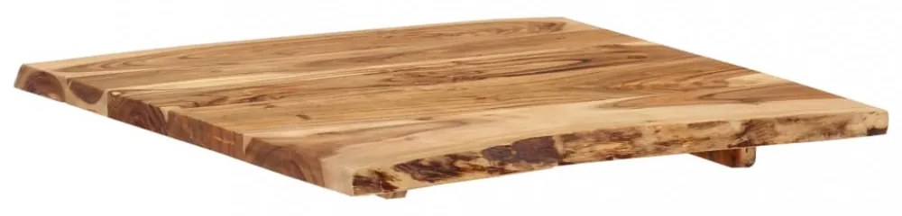 tömör akácfa asztallap 58 x (50-60) x 2,5 cm