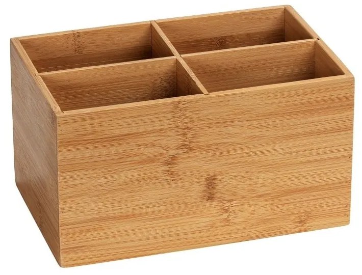 Terra bambusz fürdőszobai rendszerező 4 rekesszel - Wenko