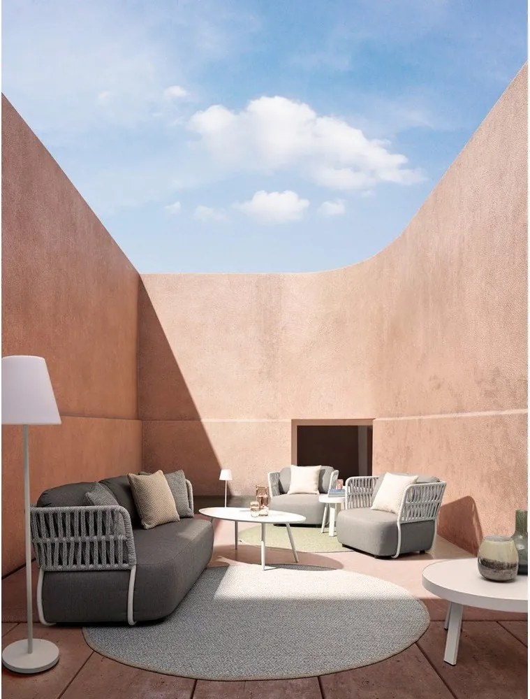 Napelemes-USB LED álló kültéri lámpa távirányítóval-hangszóróval ø 34 cm Solar – Bizzotto