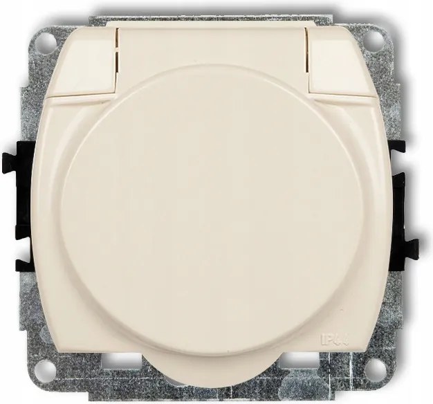 Elektromos fali aljzat Karlik bézs