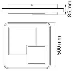 Wofi 11610 - LED Dimmelhető mennyezeti lámpa FELA LED/40,5W/230V 3000K