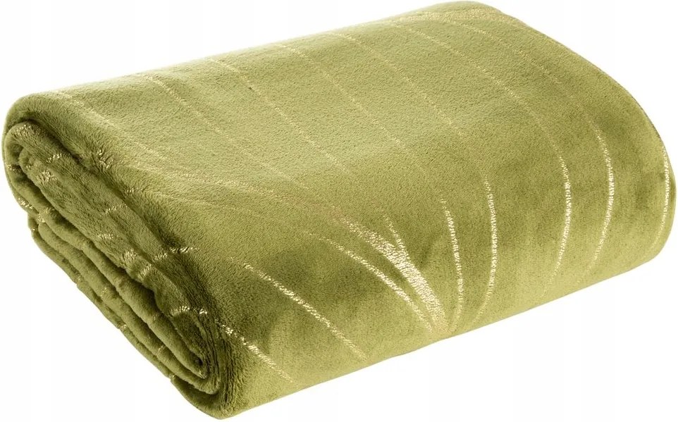 Ágytakaró Lotos 150x200 olíva arany