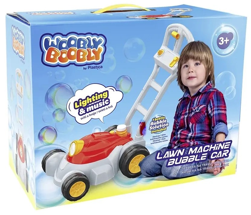 Plastica 95122 Bublifuky - Fény- és zenésfűnyírógép/2 üzemmóddal