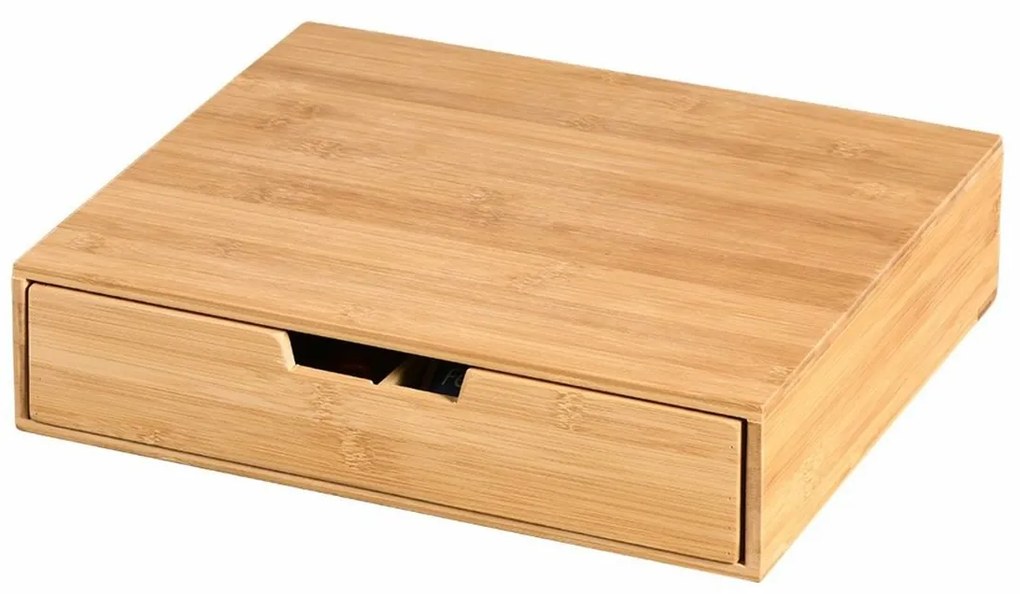Kesper 58952 Tea és kávékapszula szervező bambus, 34 x 31 x 8 cm