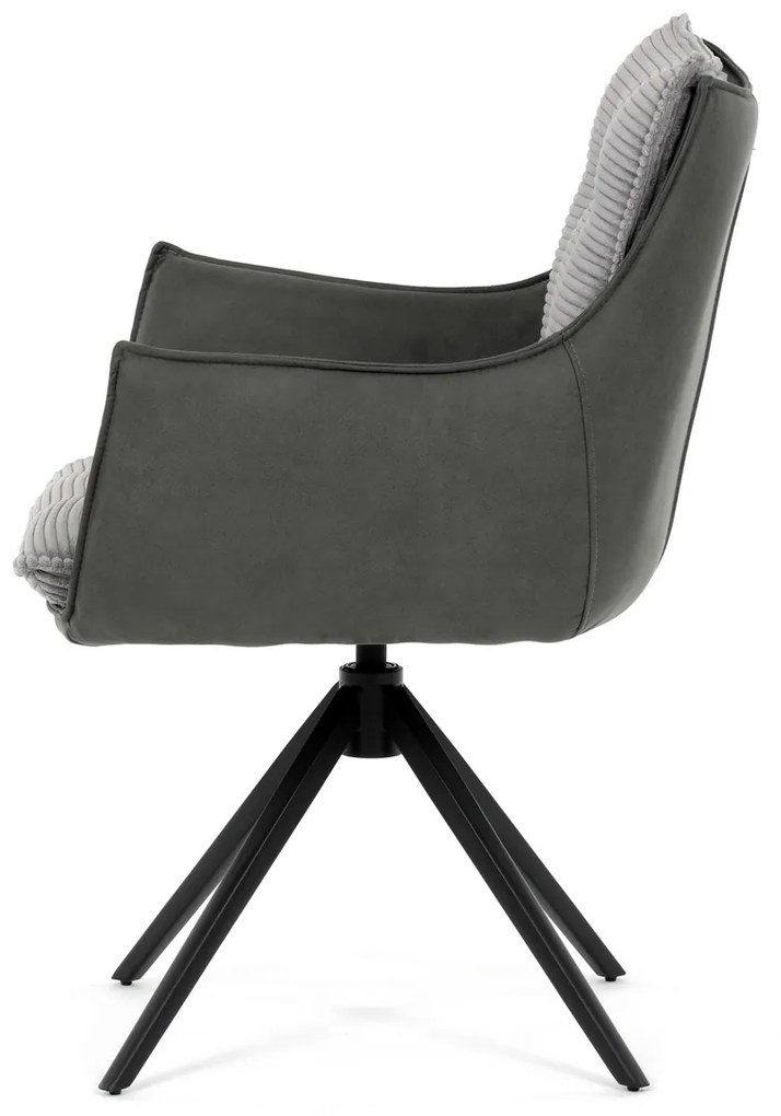 Étkezőszék szett forgó mechanizmussalDCH-D1345 GREY2, 2 db