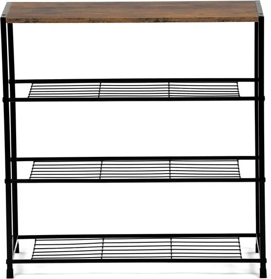 Cipőtartó természetes fa színben GD-414 OLW