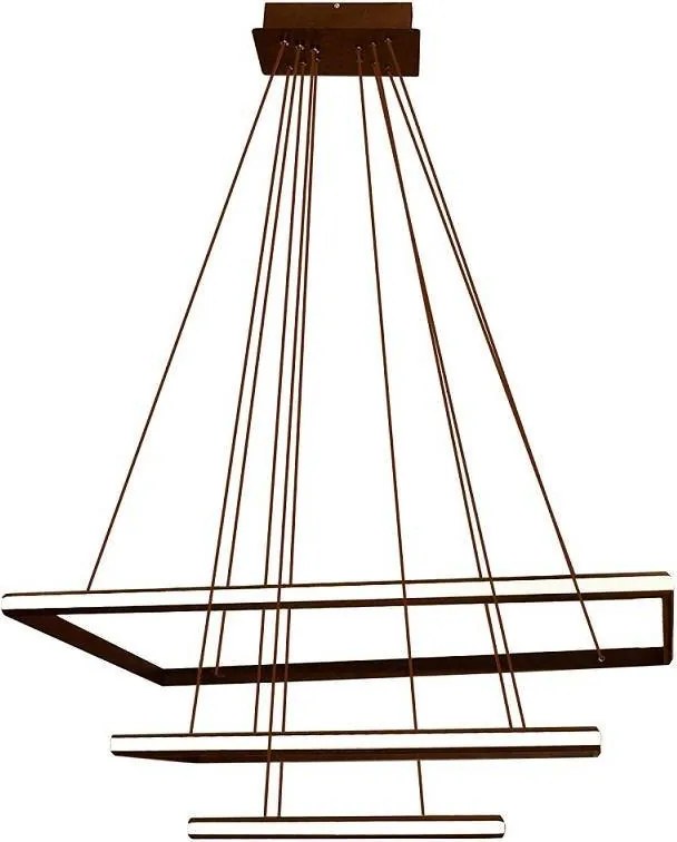 DOMENOLED 447 Modern Led Függesztett Lámpa Barna LED IP20