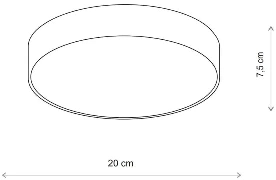 Brilagi - Érzékelős mennyezeti lámpa CLARE 1xE27/40W/230V átm. 20 cm bézs