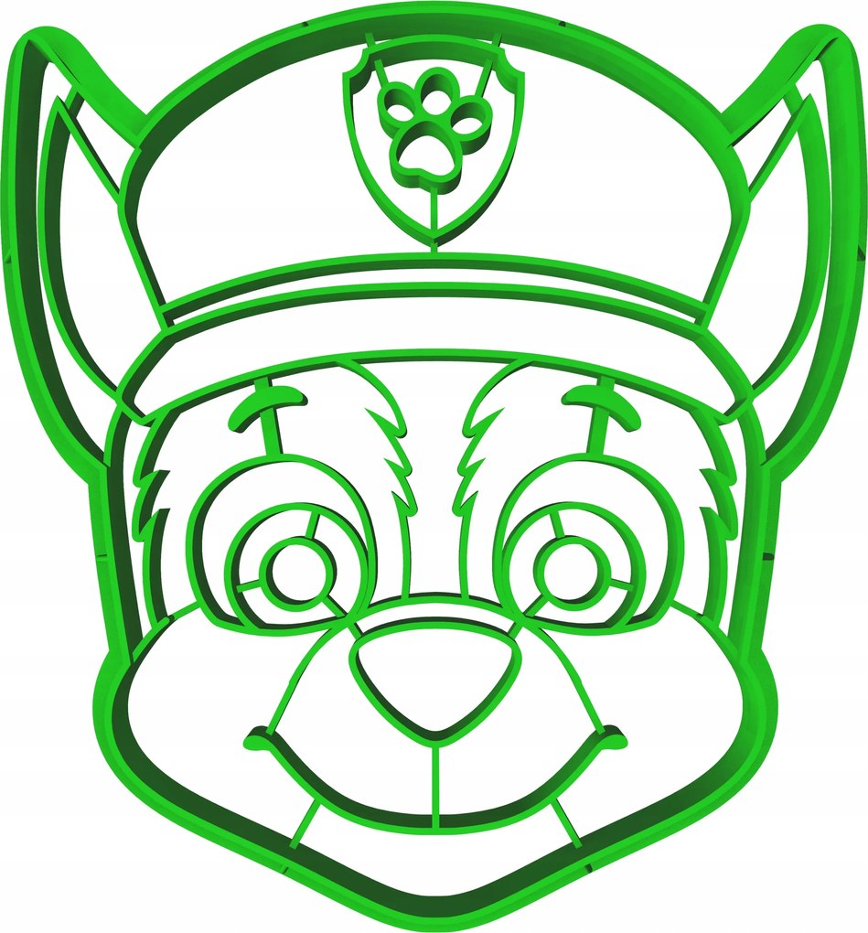 Sütemény lyukasztó bélyegzővel Nagy mese Mancs Őrjárat Chase 10cm