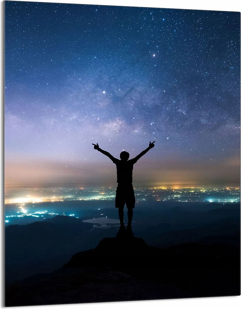 Üveg Vágódeszka 40x52 Csillagok a Konyhában